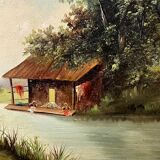 Pair of oils on canvas