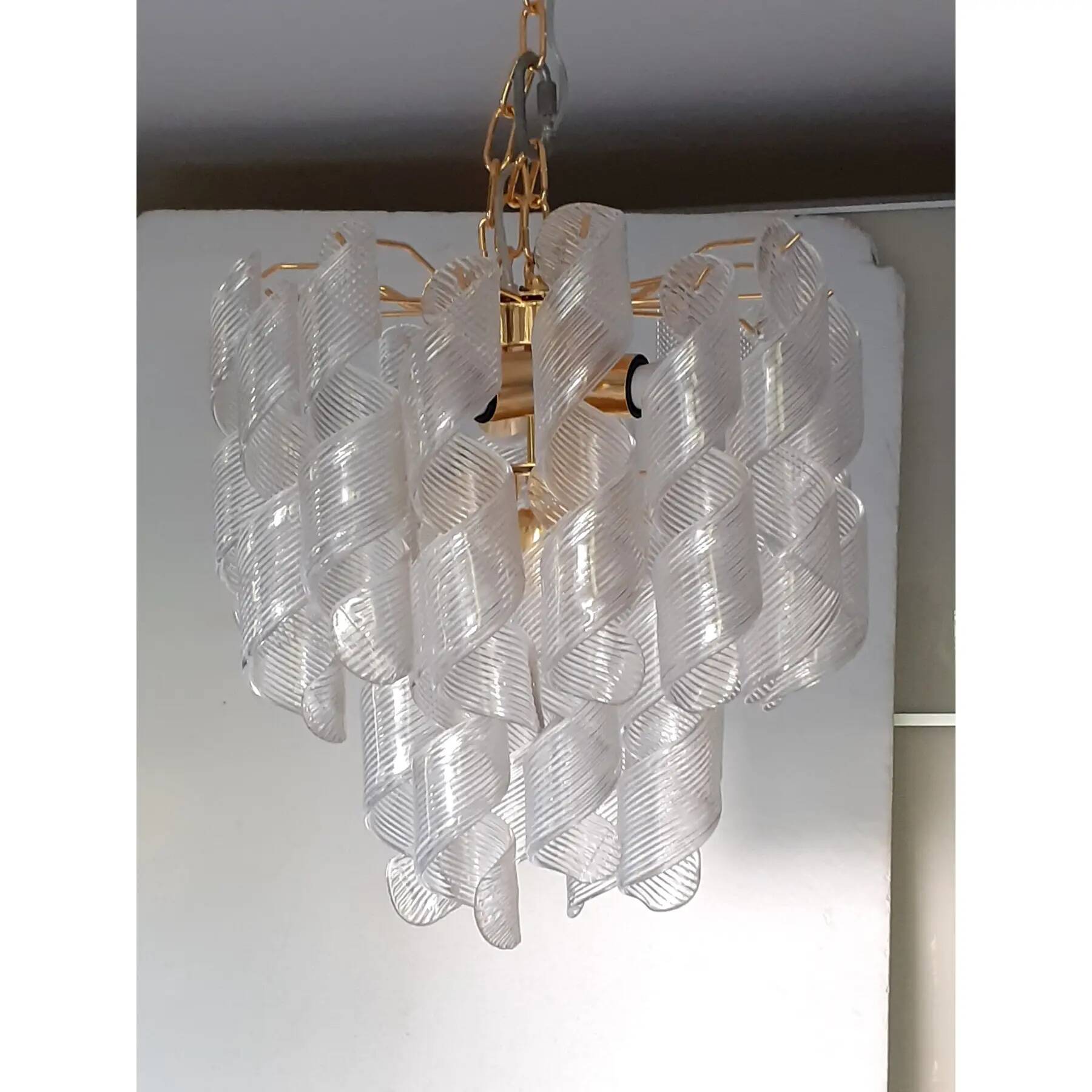 Murano-Style Glass Sputnik Chandelier