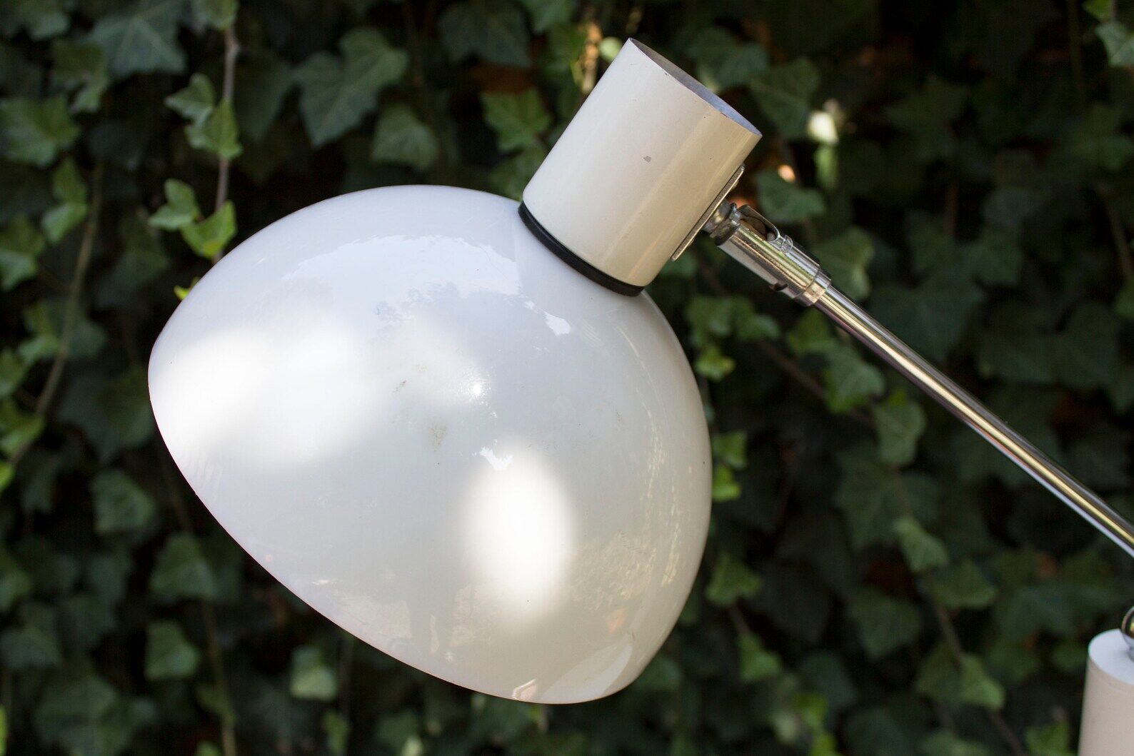 Vintage white desk lamp