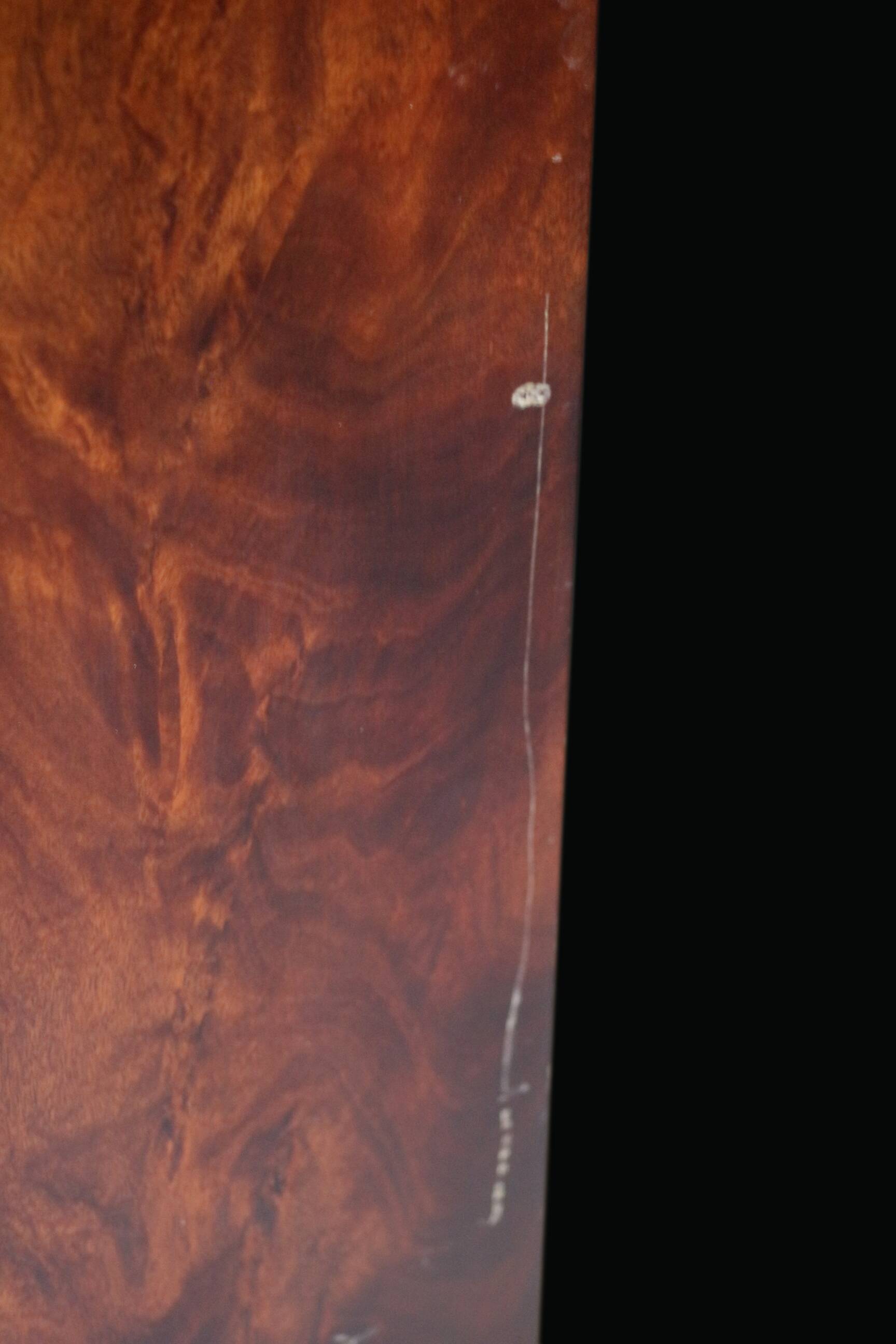 Mahogany veneer library, coming from Matignon