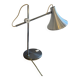 Lampe de Bureau Vintage à Bras Articulé – Métal Brossé & Chrome