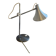 Lampe de Bureau Vintage à Bras Articulé – Métal Brossé & Chrome