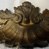 Bronze ornamental pediment signed Fournier