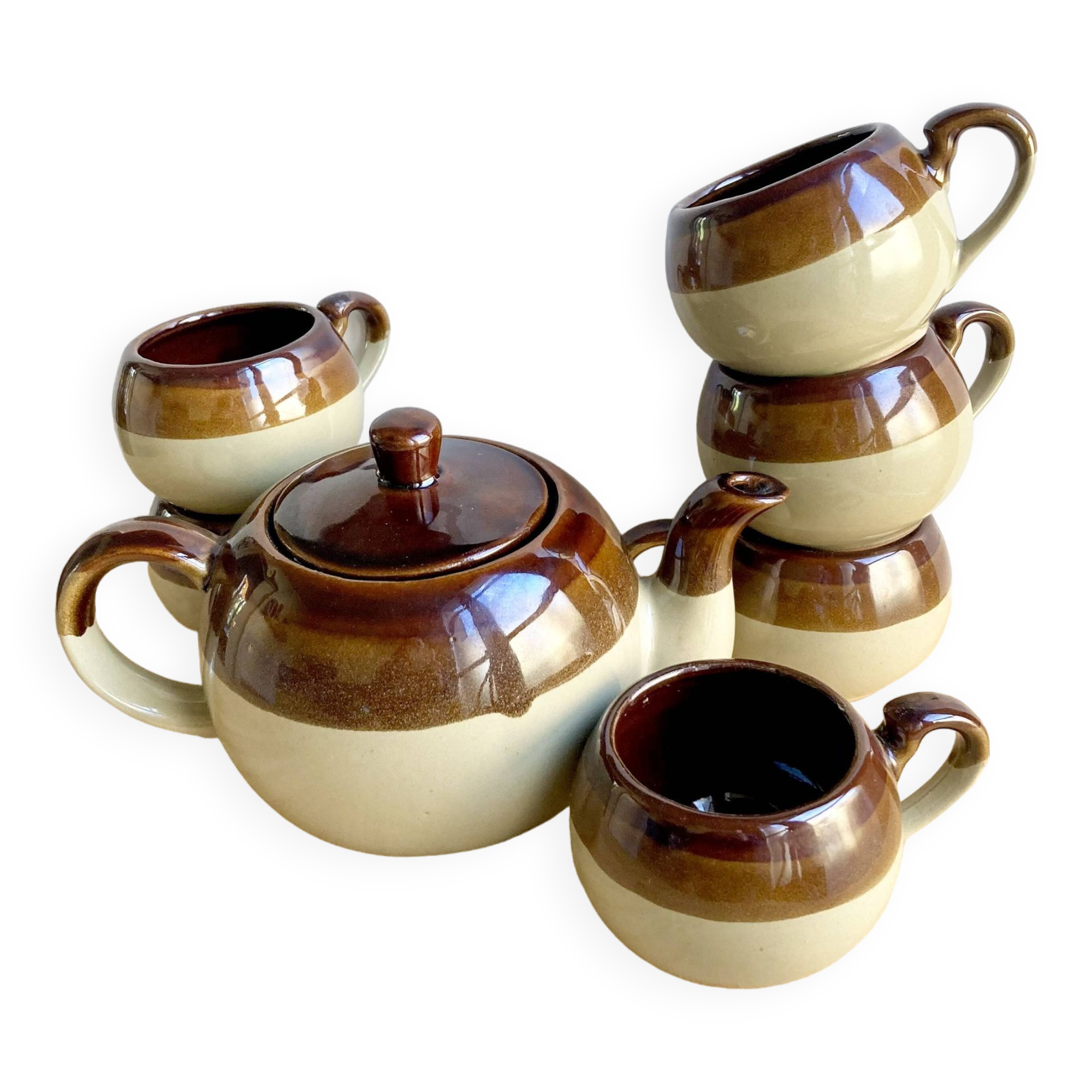 Stoneware tea/coffee service 1970