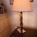 Lampe fleurs de tournesol design années 80's