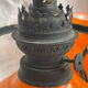Pendant chandelier, vintage, opaline, Orange, 1970s