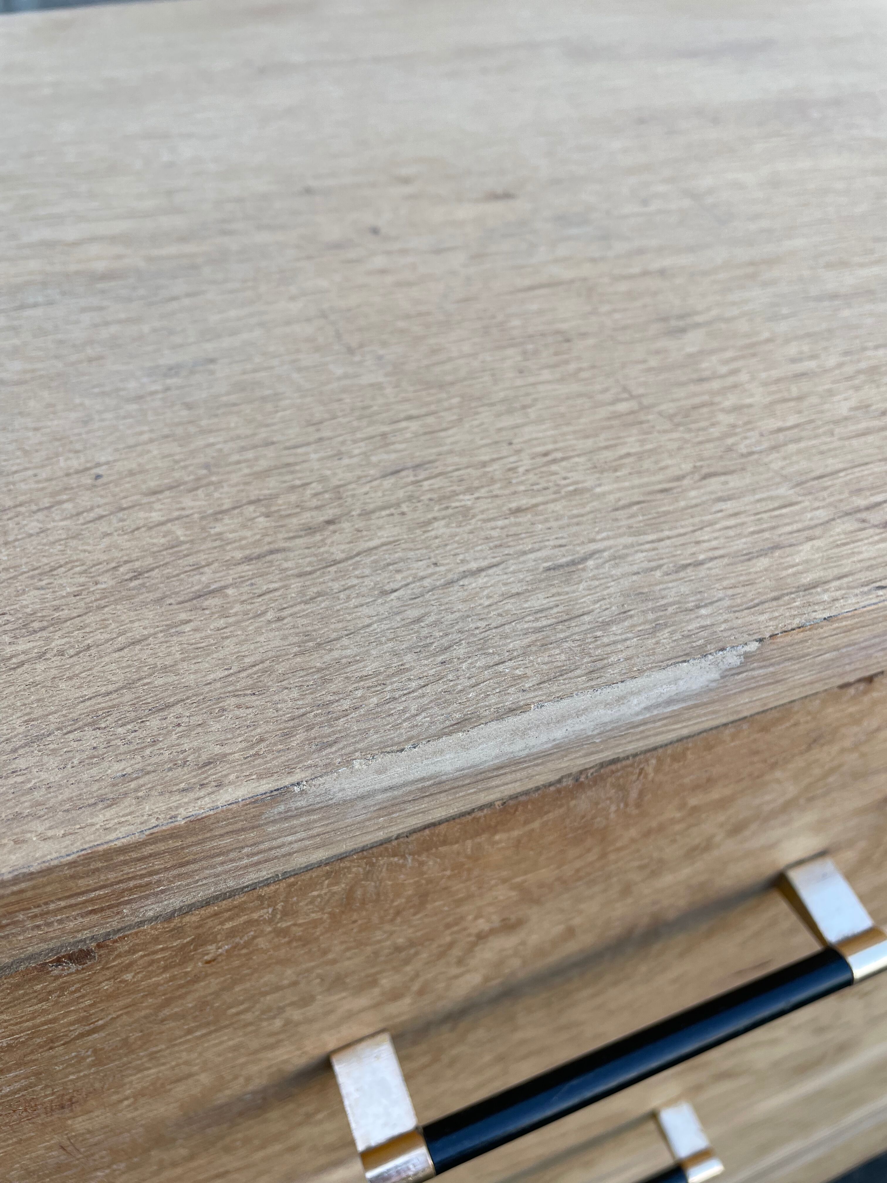 Commode vintage années 1950, pieds compas