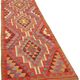 Turkish Handwoven Vintage Herki Kilim 96 cm x 348 cm