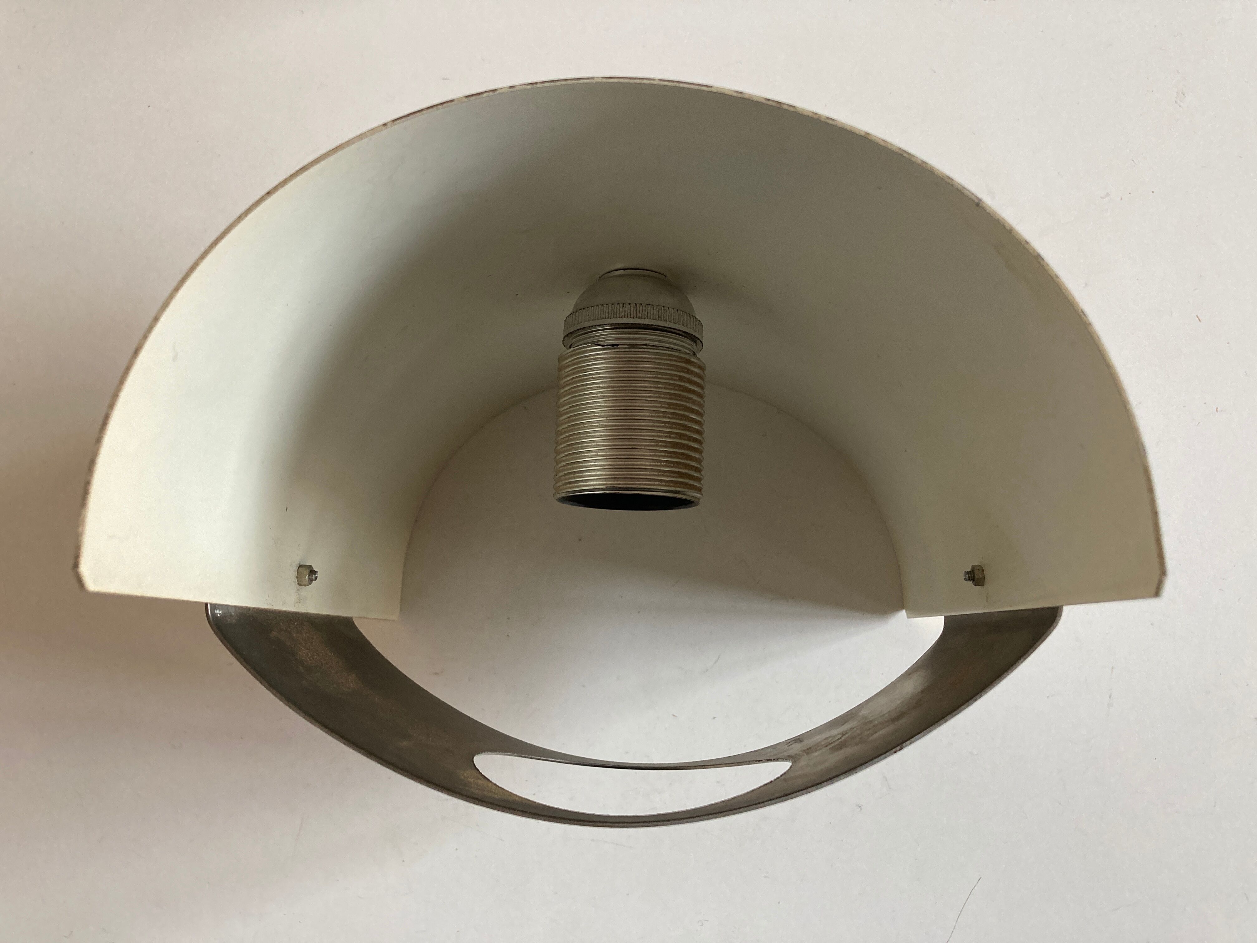 Space Age applied in brushed stainless steel and lay sheet XL 1970 Formentera