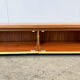 Minimalist XL lowboard, walnut and zebrano, 1960s