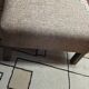 Daybed, vintage 1970s chaise longue with headrest.
