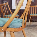 Lot of 4 chairs Antonin Suman