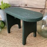 Small solid wood bench