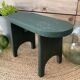 Small solid wood bench
