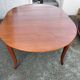 Round table in cherry tree and 4 chairs