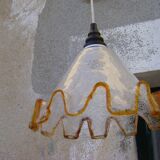 Glass pendant light