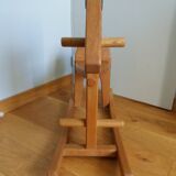 Wooden rocking horse