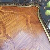 Louis XV style marquetry side table