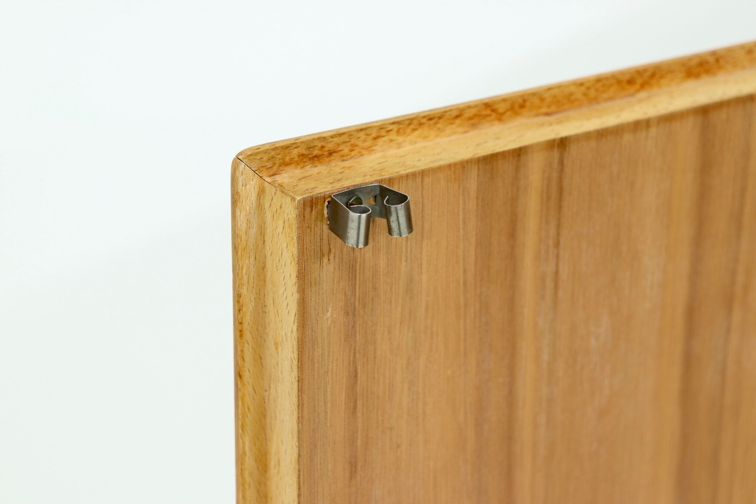 Armoire scandinave bicolore en teck et bouleau avec tiroirs des années 1960