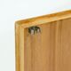 Armoire scandinave bicolore en teck et bouleau avec tiroirs des années 1960