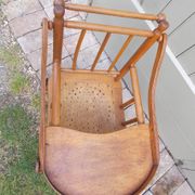 Ancienne chaise haute pour enfant Luterma