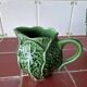 14-piece coffee/tea set – Barbotine "Chou" – Caldas da Rainha, Portugal