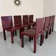 Set of 8 Arcadia chairs designed by Paolo Piva for B&B Italia from the 1980s.