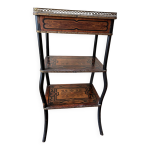 Table à gradins marquetée - galerie