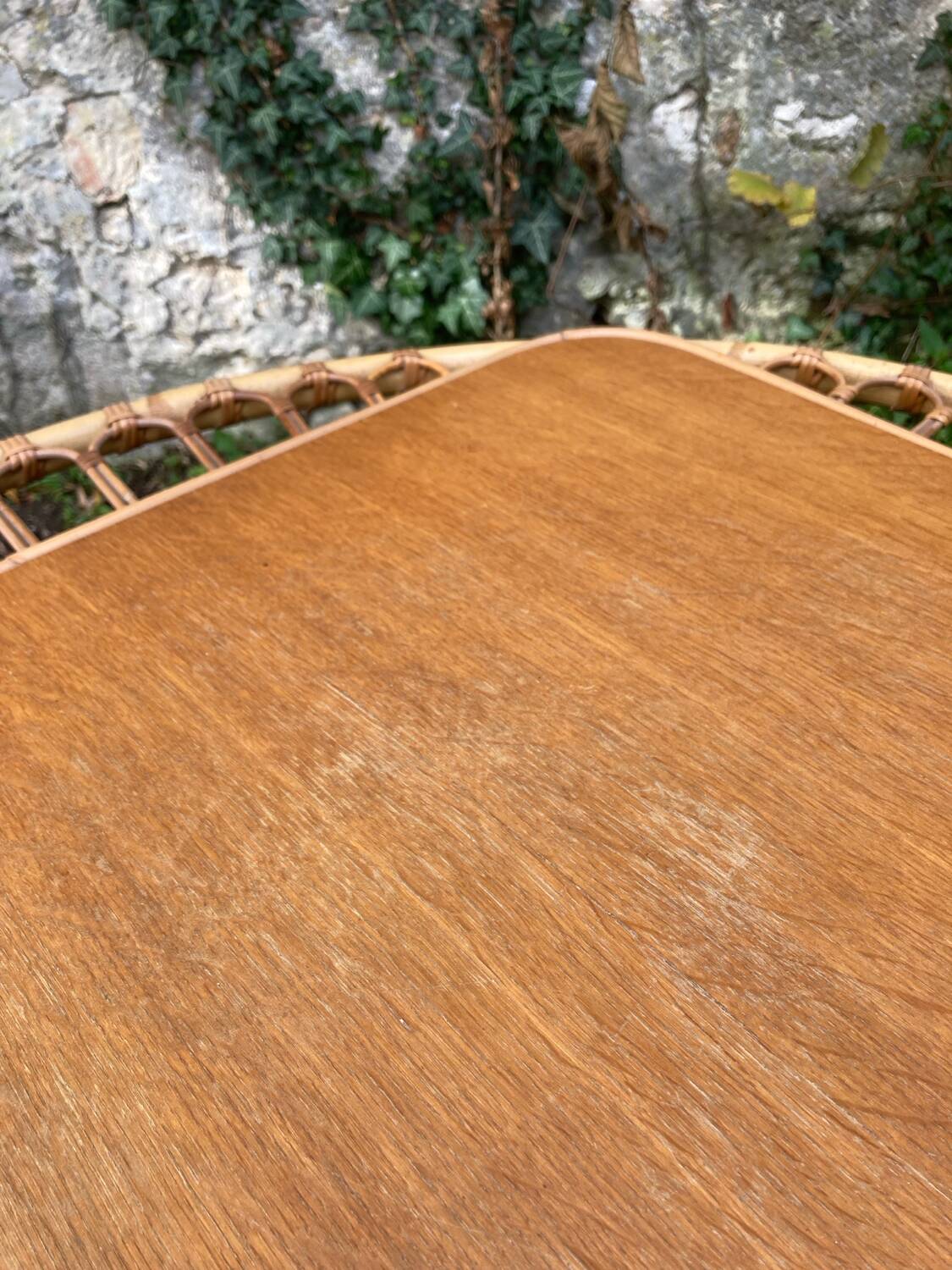 Vintage rattan lounge