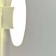 Pair of vintage opaline wall lights, France 1980