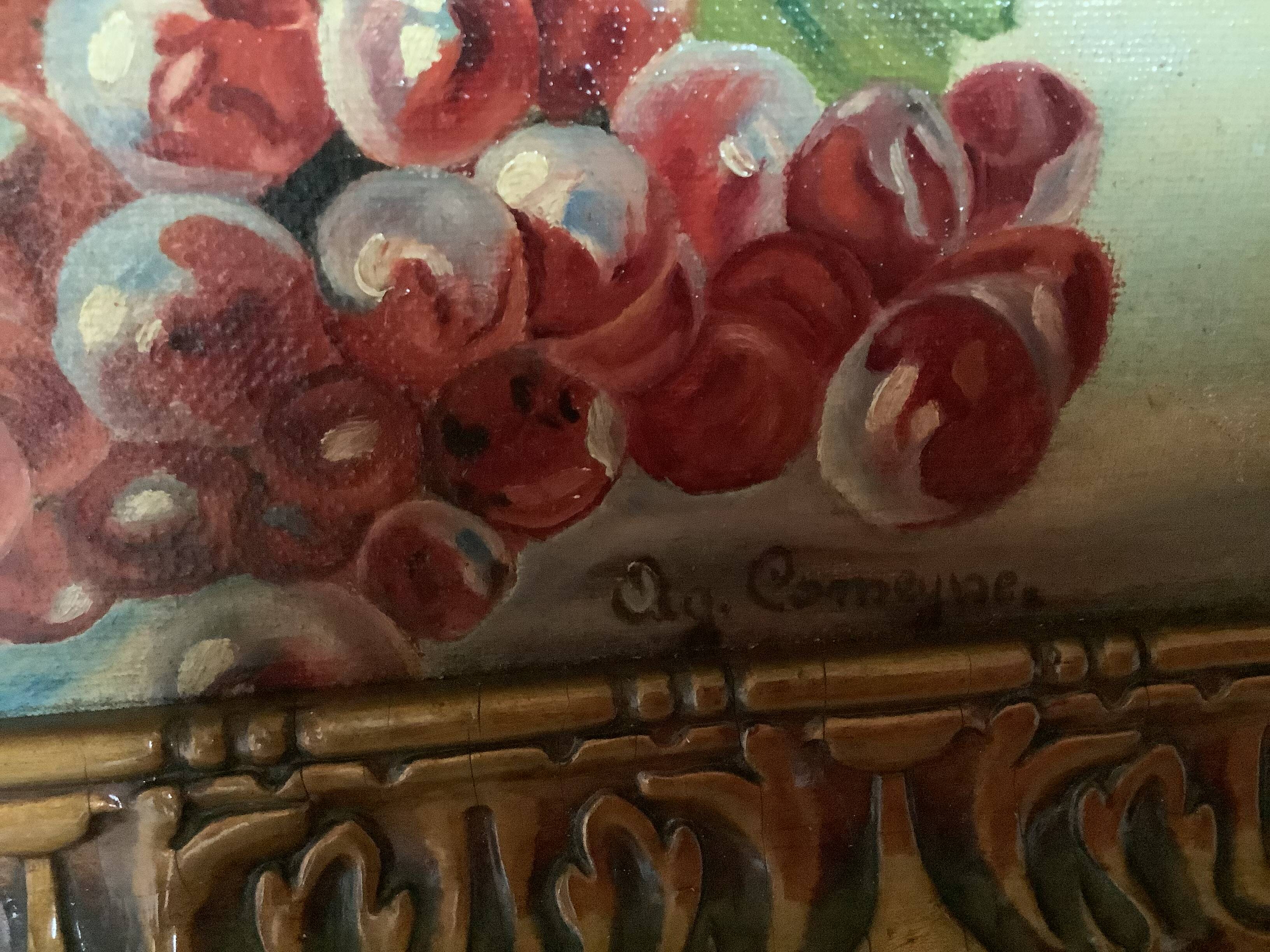 Tableau nature morte huile sur toile