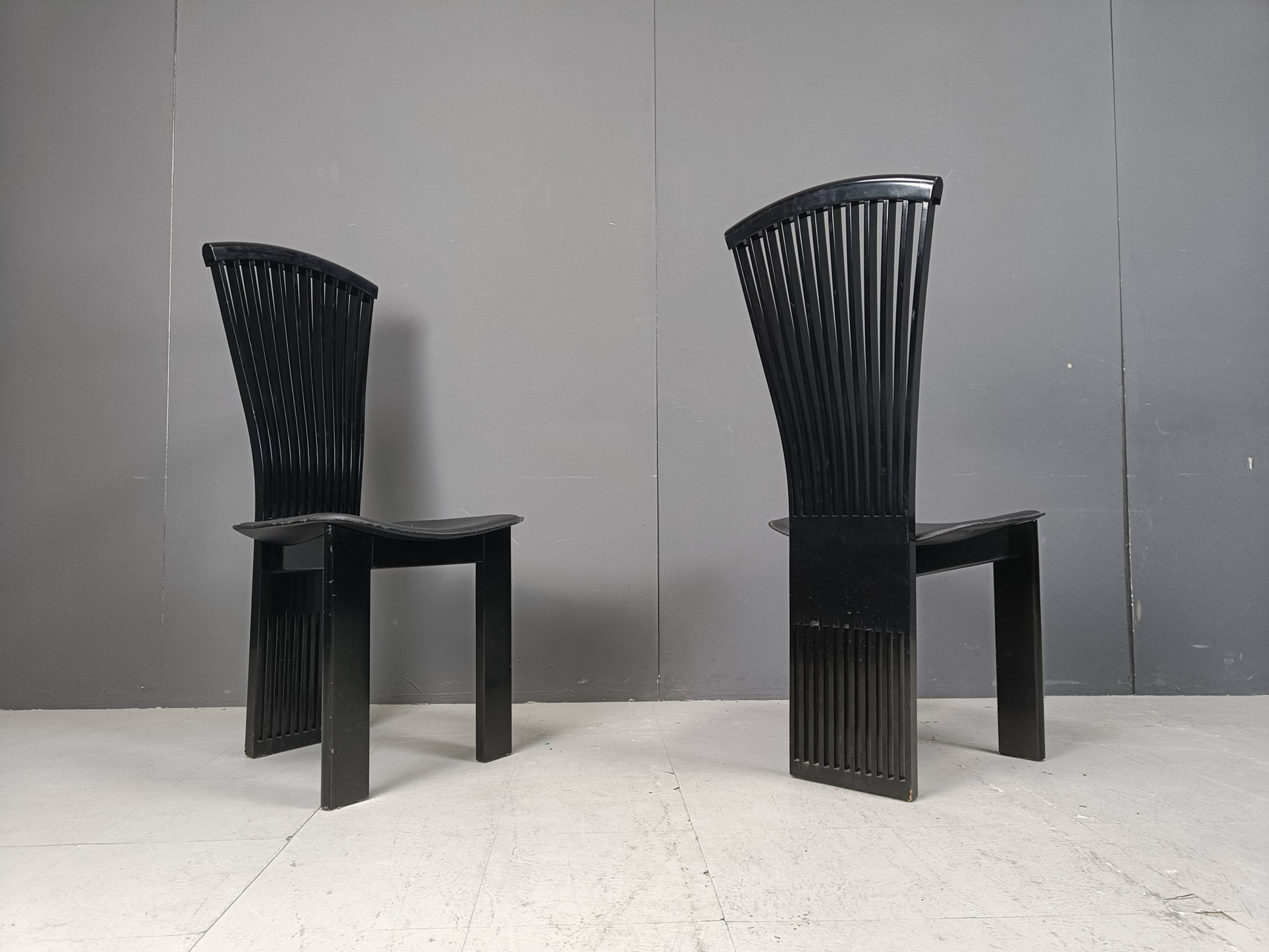 Post modern dining chairs by Pietro Costantini, 1980s, set of 6