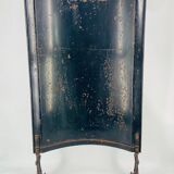 Firescreen or screen painted metal viennese secession around 1900