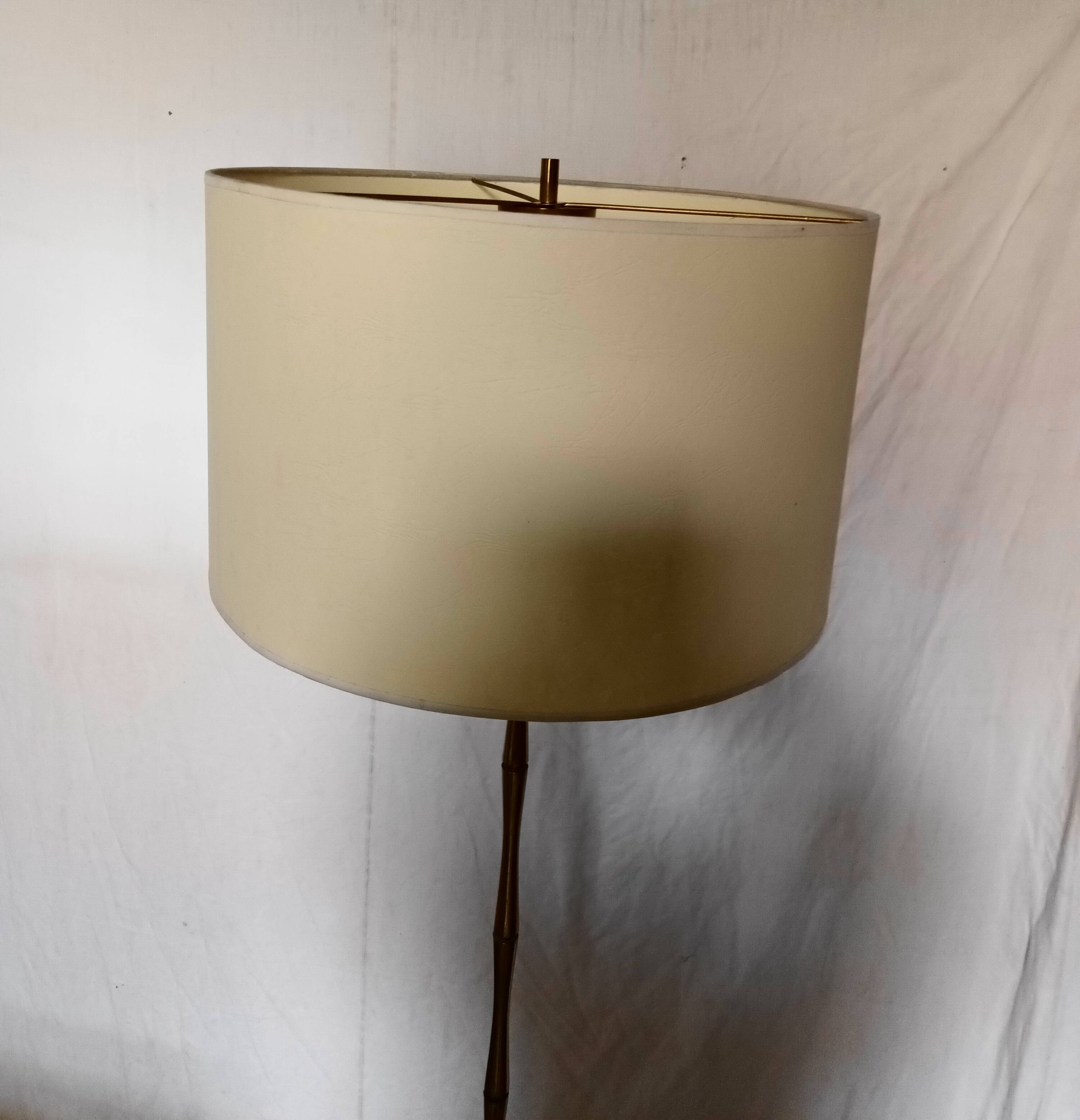 Lampadaire bambou des années 60