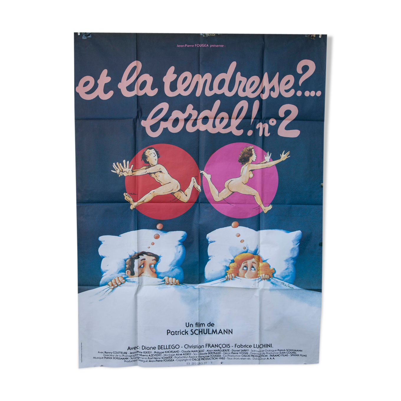 Affiche 120x160 et la tendresse bordel numero 2 Fabrice Luchini 1983 Selency Affiche 120x160 et la tendresse bordel numero 2 Fabrice Luchini 1983 Selency