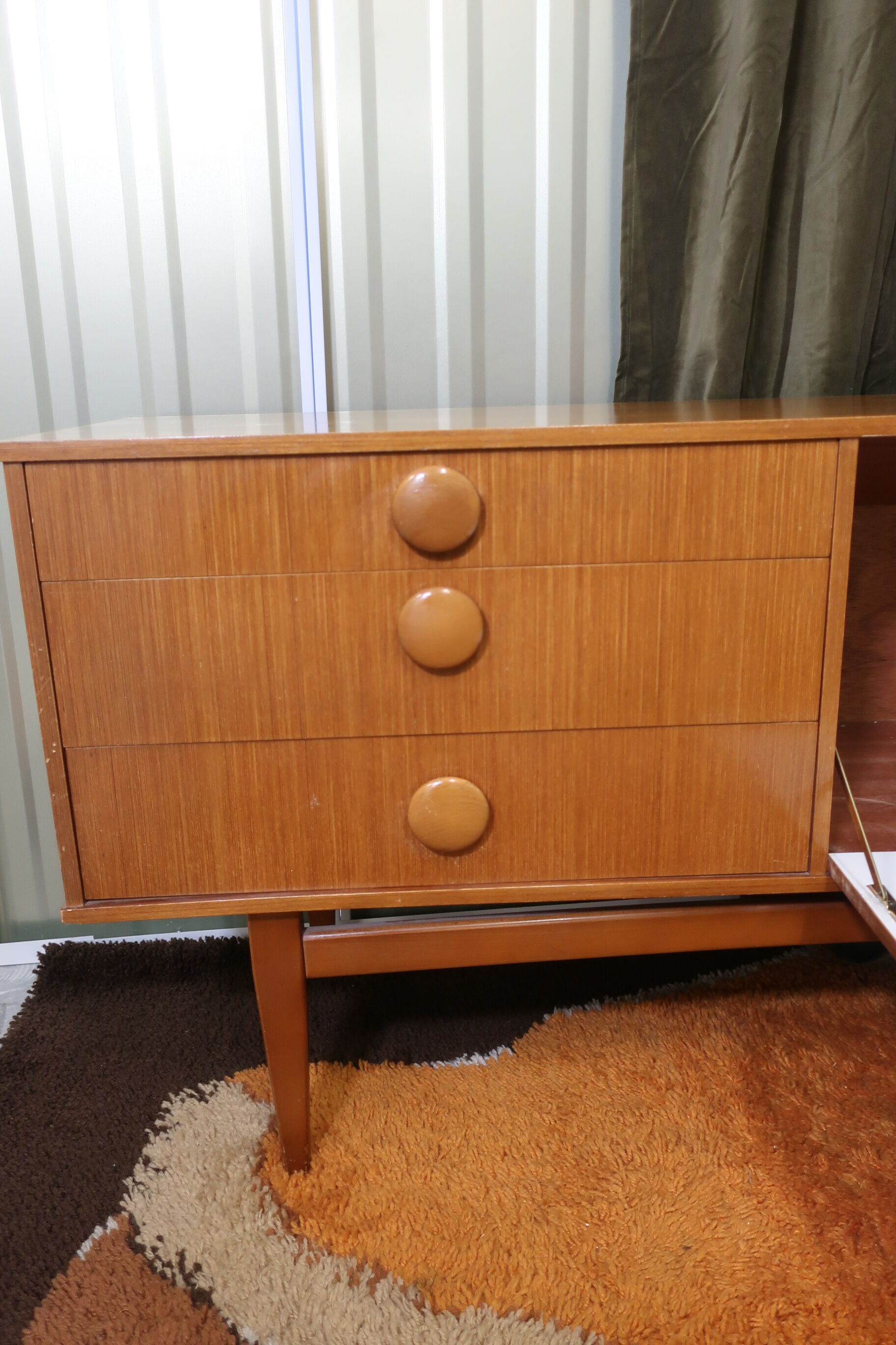 Clear teak sideboard from the 70s