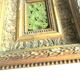 Rectangular frame 19th, carved wood frame, gilded with gold leaf