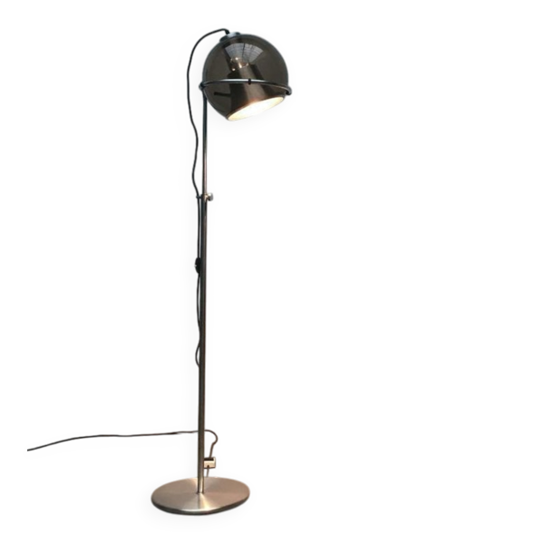 Lampe sur pied boule de l'espace moyen siècle néerlandais de Gepo, années 1960 — Beyit