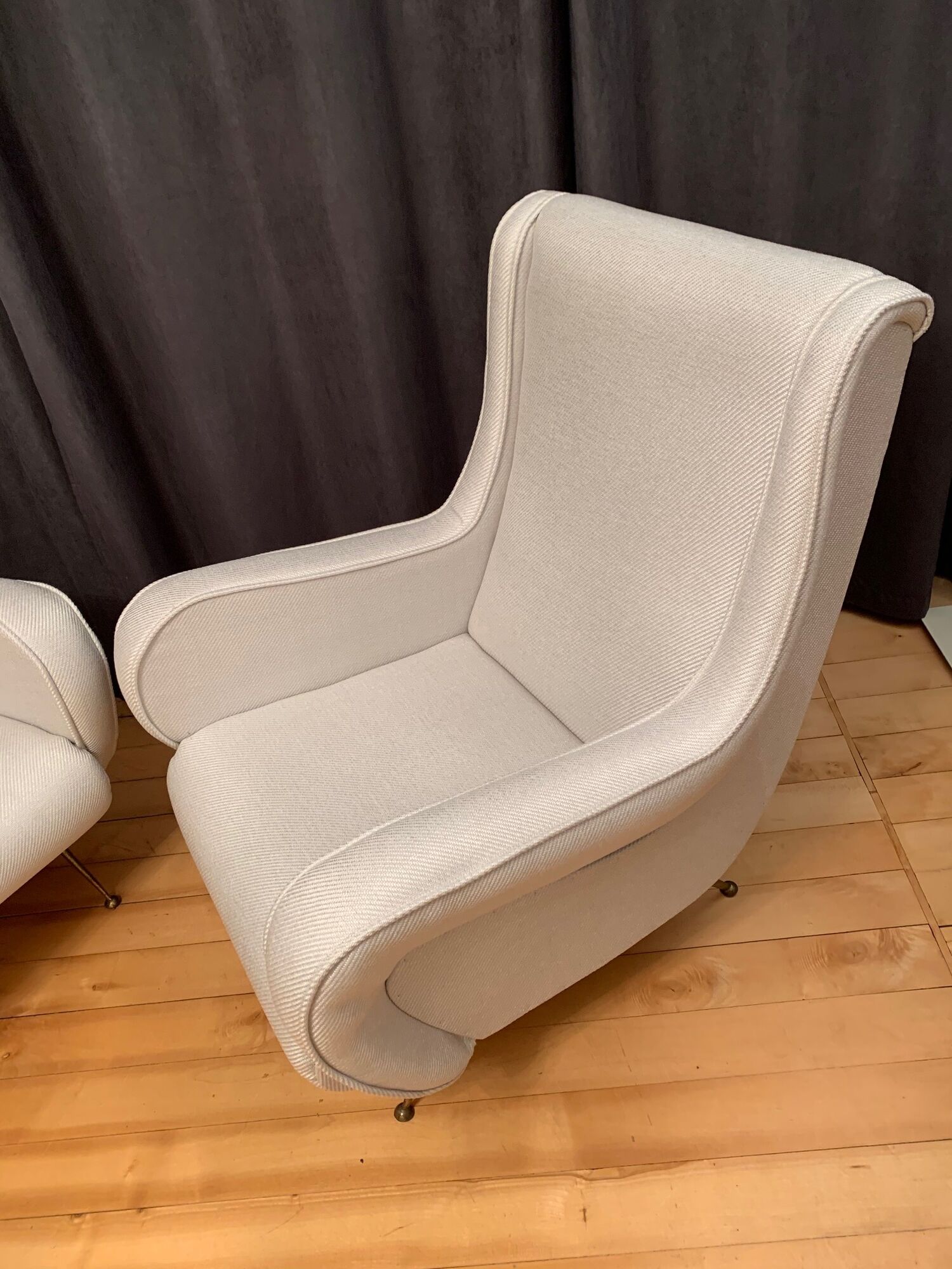 A pair of armchairs by Gigi Radice, Italy, 1960s