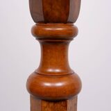 Stunning large Antique Biedermeier Burl floor lamp . Germany