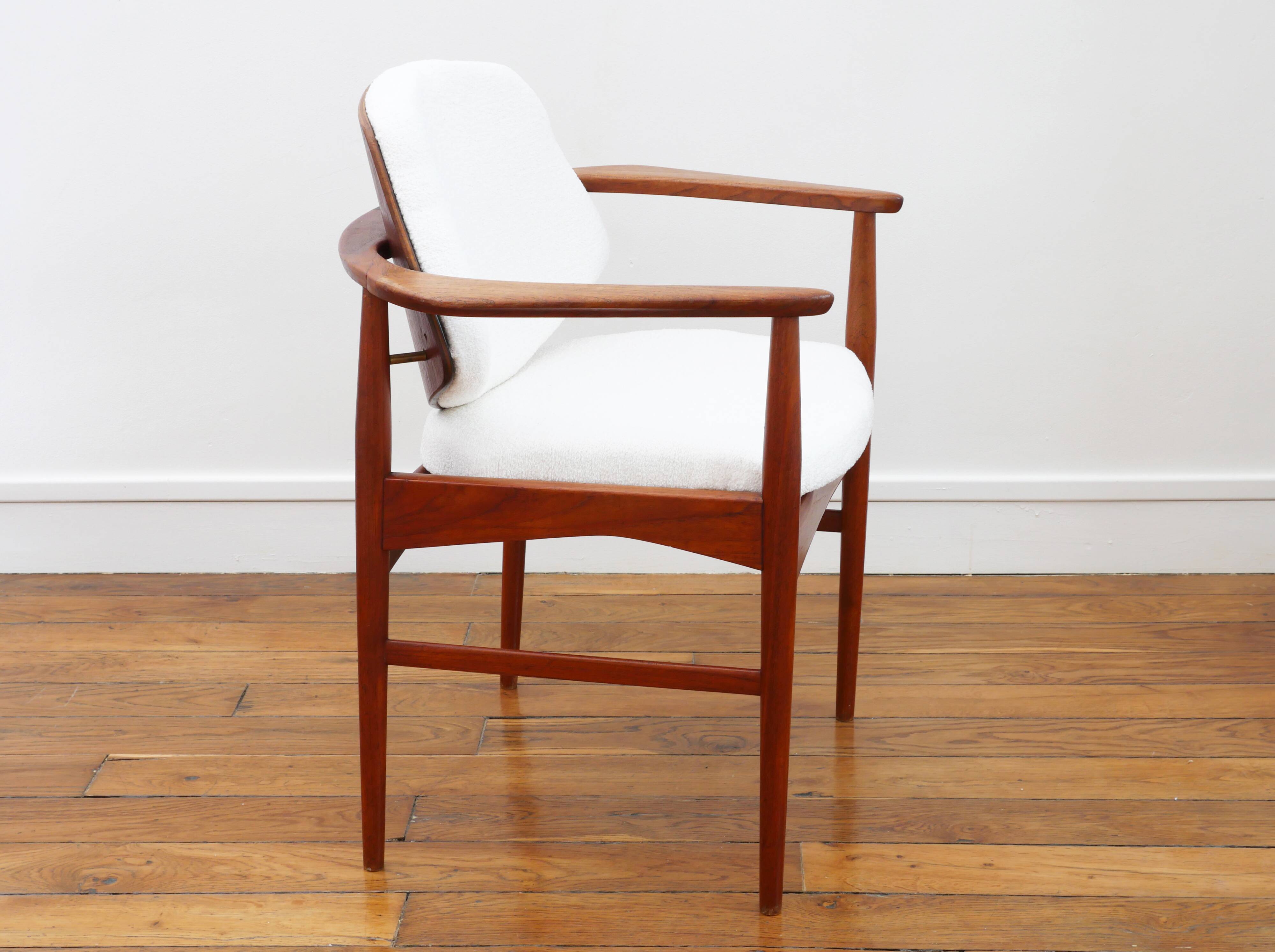 Fauteuil de bureau - Arne Hovmand-Olsen - Restauré