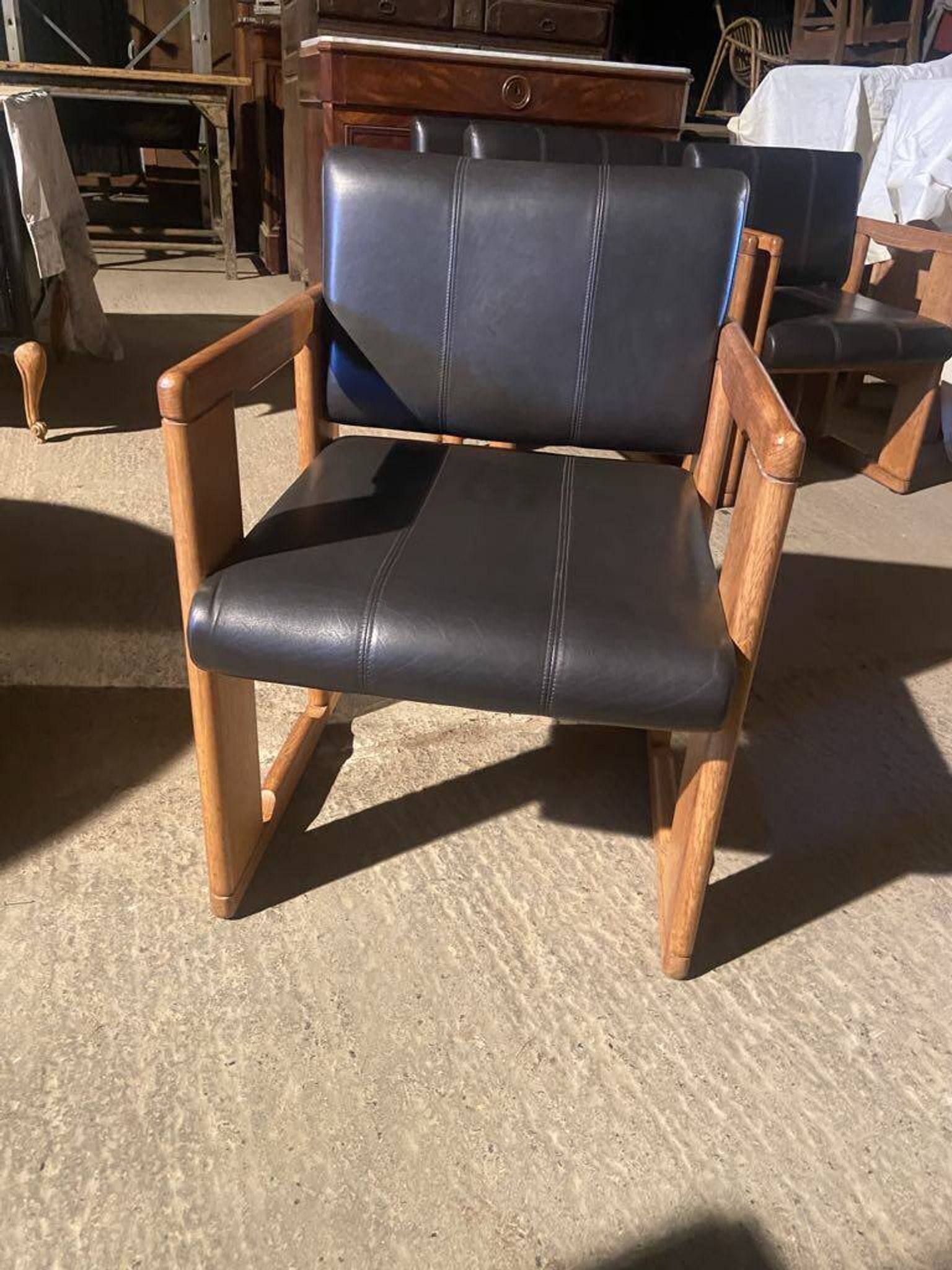 Set of 5 vintage Dialogo chairs by Afra and Tobia Scarpa for B&B Italia.