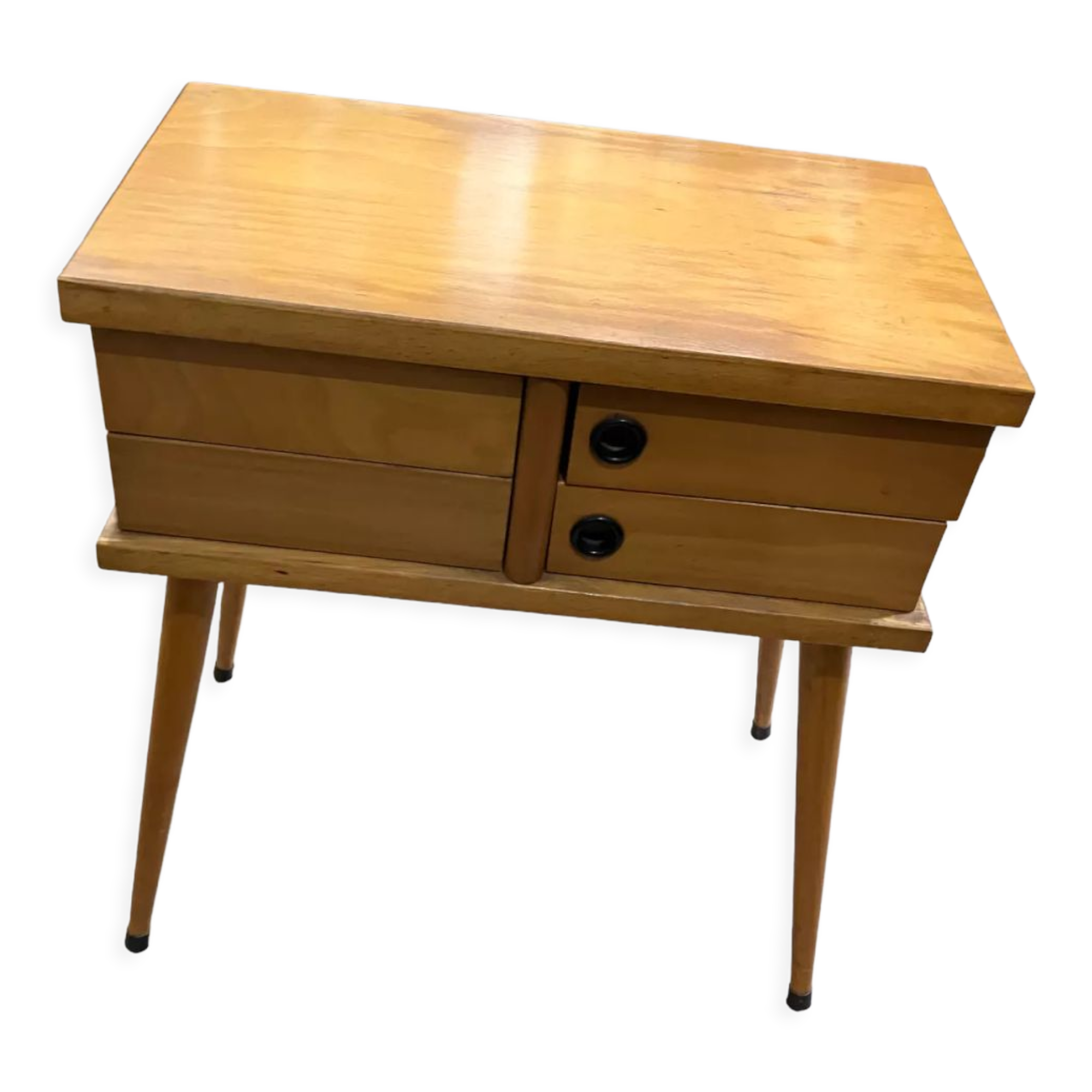 Vintage scandinavian light wood worker
