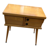 Vintage scandinavian light wood worker