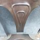 Industrial chair multipl's brushed metal Joseph Mathieu 1930