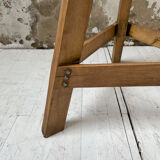 Oak tripod stool