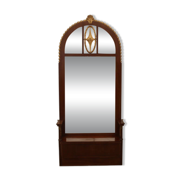 Miroir en acajou de la Sécession viennoise, 1910
