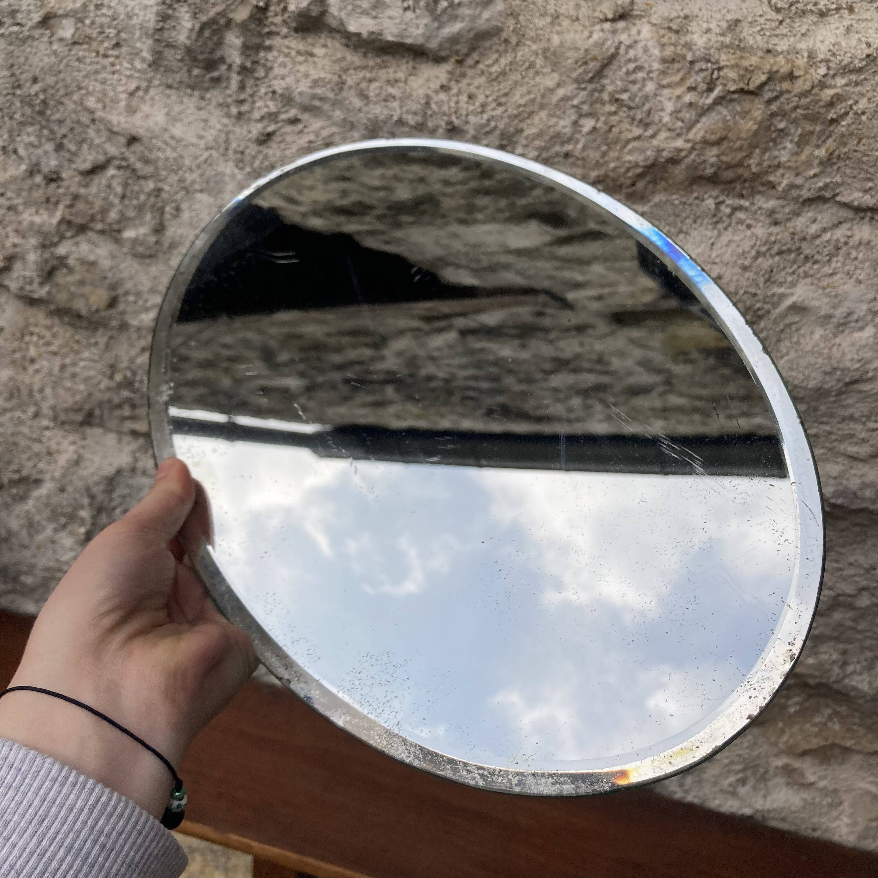 Miroir ancien biseauté