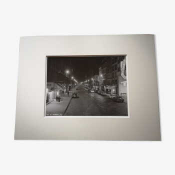 Photograph 18x24cm - Old black and white silver print - Rue de Courcelles - 1950s-1960s