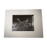 Photograph 18x24cm - Old black and white silver print - Rue de Courcelles - 1950s-1960s